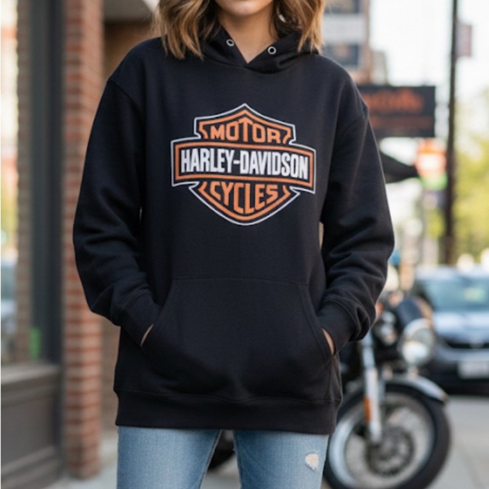 Harley Davidson Logo Hoodie XL 24”